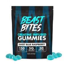 Miriyalyad BEAST BITES - Creatine Infused Gummies - 5g Creapure Creatine Monohydrate Per Serving - NSF Certified For Sport - 30 Servings - 1PCS - View 1