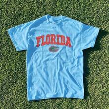 Summer New Short Sleeve Pattern Top ,Vintage Florida State Gators Shirt White New White All Sizes, Shirt Hot New Comfortable Retro Cotton T-Shirt-L91 - 天藍色 - 查看 7
