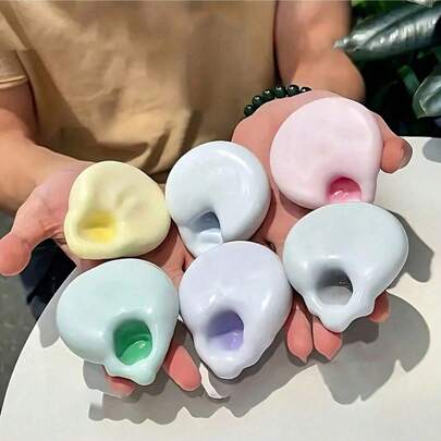 6pcs/4pcs/2pcs/1pc Ice Sand Pressure Ball, Shapeable Pressure Ball, Sensory Fidget Squeeze Ball For Stress Relief, Shaping Ball With Slow Rebound And Pressure Reducing Function,Birthday Gift, Christmas Gift, Holiday Gift, Perfect Gift (Suitable For Use By 14 Years Old And Above)