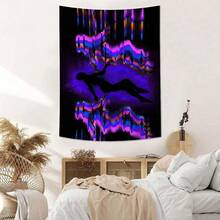 1pc Phantom Body Art Print Tapestry, Wall Decor, Ins Style, Polyester Hanging Wall Tapestry, Living Room Bedroom Office Wall Decoration, Dorm, Home Decor, Party Decor, Rectangle Kitchen Wall Hanging Cloth With Drape,  (With Hook) - Tapestries, Wall Tapestry, Aesthetic Tapestry, Bohemian Tapestry, Mandala Tapestry, Cool Wall Hanging, Room Decor Tapestry, Hippie Tapestry, Boho Decor, Easy To Hang Art, Tapestry For Bedroom, Wall Deocr, Backdrop, Arch Backdrop, Flags For Bedroom - 彩色 - 查看 2