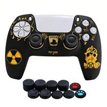 Robot Themed Soft Silicone Protective Cover Suitable ForPS5 Game Controller Shell Skin Controller Touchpad Sticker - View 8