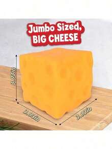 1 pezzo Blocco di formaggio extra large da spremere - Giocattolo sensoriale per sollievo dallo stress per adulti, regalo per sollievo dallo stress per adulti, regalo scherzoso per adulti, giocattolo sensoriale per sollievo dallo stress per adulti - Sunny Entertainment, adatto per viaggi, ufficio, all'aperto, lavoro, decorazione per la casa, feste di vacanza, prodotti per il sollievo dallo stress, articoli per la casa, regali per lei, regali per lui, regali per mamma, regali per papà, regali per nonna, regali per nonno - Multicolore - Visualizzare 7