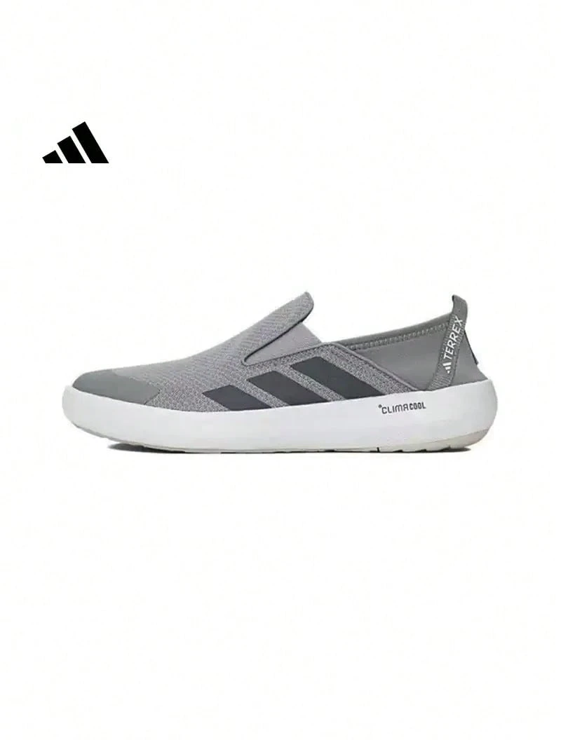 Adidas 男女通用休闲户外套脚徒步涉水鞋 - 灰色 - 查看 1