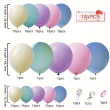 Macaron Latex Balloon Set, Birthday Party Decor, Home Gathering Decoration, Atmosphere Photo Props - View 10