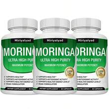 Moringa Capsules 1200mg - Pure Moringa Powder For Immune, Gut Health 90 Capsules - 3PCS - 查看 1