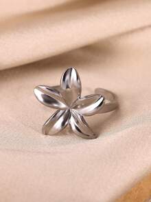 Nhẫn thép không gỉ hình sừng bò màu vàng đồng dành cho nữ, mạ vàng 18K chống phai màu, có thể điều chỉnh kích cỡ, phụ kiện đi biển mùa hè, trang sức cưới cho phù dâu, quà tặng cho mẹ, bạn thân, con gái. - Bánh sừng bò - Xem 9