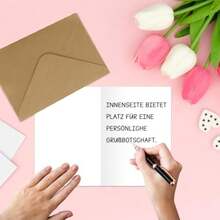 1 Thiệp Chúc Mừng Ngày Cưới Trang Trọng Dành Cho Bố Mẹ và Gia Đình - Từ Bố/Mẹ Cô Dâu hoặc Chú Rể, Món Quà Ý Nghĩa Để Thể Hiện Tình Cảm, Kích Thước 5*7 inch Kèm Phong Bì Dày - Lạc đà - Xem 8