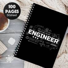 1 cuốn sổ tay lò xo chủ đề khoa học thú vị, lý tưởng cho mục đích giáo dục trong văn phòng và phòng thí nghiệm, với thiết kế lấy cảm hứng từ kỹ thuật cùng các hình minh họa toán học và kỹ thuật. - J - Xem 3