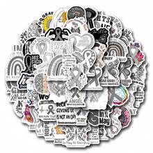 Brain Tumor Awareness Stickers, Arts & Crafts, For Decorating Stationery, Cups, Luggage, Refrigerators, Skateboards, Guitars Scrapbook Supplies Scrapbooking - 1 Set - View 1