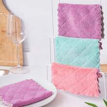 10 piezas de toallas de cocina de algodón premium - Paños de cocina absorbentes para una limpieza eficiente en la cocina y el baño - Cuadrado - Ver 4