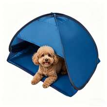 1pc Blue Portable Pet Tent For Small Dogs - Multicolor - View 4