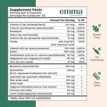 Emma Gut Health Doctors Endorsed Supplement 3-Pack, 60 Capsules Per Bottle, Promotes Regularity, Bloating & Gas Relief, Supports Flatter Tummy, Digestive Support For Gut Health - 1-pack - 查看 3