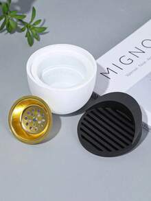 1个便携式半圆形香薰扩散器，树脂材质，简约设计，适用于家庭、办公室、节日、派对、瑜伽馆和冥想空间，兼具装饰和香薰功能。也是返校季、纪念日、节日以及馈赠亲友的绝佳选择。 - 經典 - 查看 9