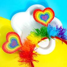 Yfstyle Rainbow Pride Headband Vibrant LGBTQ+ Celebration Accessory For Pride Parades Festivals And Everyday Supportive 1Pcs - 1pcs - View 6