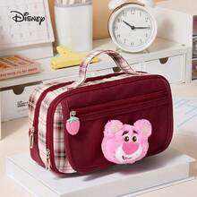 Túi tote cỡ lớn Disney Zootopia, hộp đựng văn phòng phẩm đa năng kẻ caro dễ thương, hộp bút chì di động tối giản dành cho học sinh, túi đựng bút hoạt hình. - Mảnh duy nhất - Xem 9