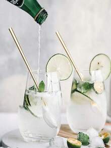Bộ 1/2/4 chiếc kẹp đá bằng thép không gỉ, thìa khuấy cocktail, thìa cán dài, thích hợp dùng trong gia đình, nhà bếp, nhà hàng, khách sạn, trường học, v.v. - Nhiều màu - Xem 2