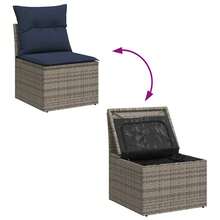 vidaXL Outdoor Table & Chair Sets - Grey - View 6