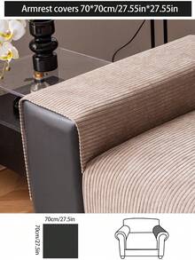 1 vỏ đệm sofa dùng được cả bốn mùa, kiểu dáng hiện đại tối giản, chống trượt, chống bụi và có thể giặt, mềm mại và không phai màu, thân thiện với thú cưng, phù hợp với sofa hình chữ L và sofa 1/2/3/4 chỗ ngồi, thích hợp cho phòng ngủ, văn phòng, phòng khách. - Cà phê nâu - Xem 13
