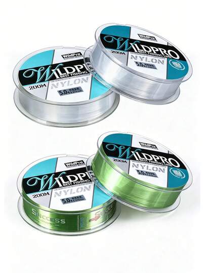 GOTURE 1 Stück Nylon Meeresfischerleine - Fischerleine mit geringer Sichtbarkeit aus Einzelfaden, geeignet für Felsenfischen mit mehreren Farboptionen