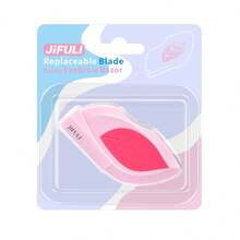 jifuli 女士修眉器，化妆师推荐可替换刀片修眉刀，面部脱毛器，便携式迷你修眉器（节日礼物） - 彩色 - 查看 12