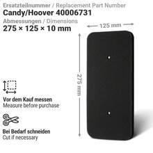 4 片装通用型绒毛过滤海绵，适用于 Candy 40006731 及其他滚筒式干衣机，高效烘干，不伤衣物，易于裁剪和安装，通用型干衣机配件 - A - 查看 5