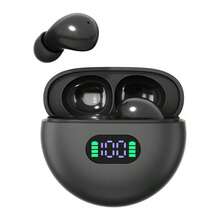 Mini auriculares inalámbricos Bluetooth 5.4 invisibles en el oído, auriculares inalámbricos con pantalla digital LED, cancelación de ruido estéreo HiFi para dormir y uso diario - Multicolor - Ver 12