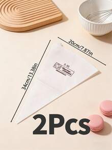Reusable Thickened Piping Bags, Washable Pastry Icing Bags For Cake Cupcake Decorating Baking Tools, Perfect For Easter Wedding Birthday Party - Multicolor - View 11