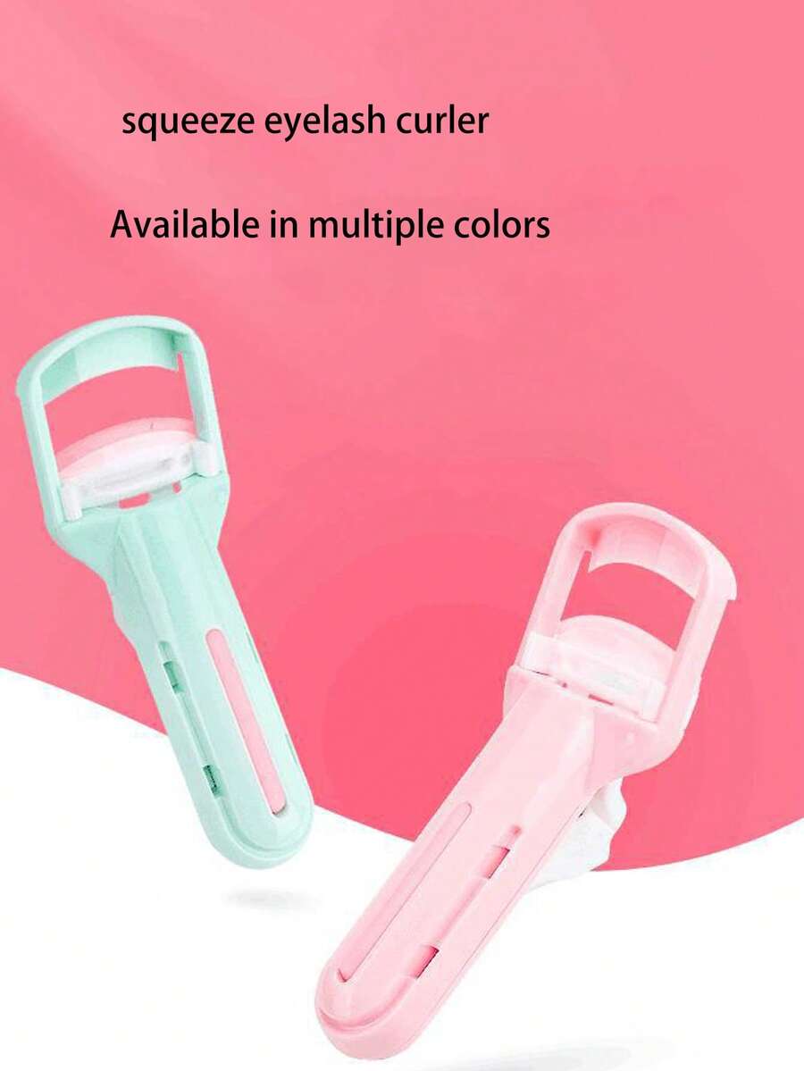 New Women's Click-Style Sectioned Eyelash Curler Set, Long-Lasting Curl, Portable Mini Eyelash Curler, Stylish, Convenient, And Practical, Easy Ty When Going Out - View 1