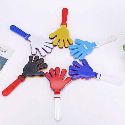 1 cái vỗ tay nhựa dùng làm đạo cụ cổ vũ cho các buổi hòa nhạc, tiệc tùng, dạ hội, sự kiện thể thao.