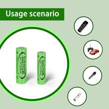 Combo de baterías recargables AA/AAA Ni-MH - 2300mAh AA y 800mAh AAA, aptas para cámaras, afeitadoras, despertadores - Ver 6