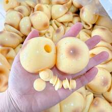 超薄柔软土豆造型慢回弹挤压玩具，土豆皮纹理，适合恶作剧、节日、送礼 - 彩色 - 查看 5