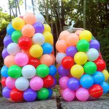 20pcs Candy-Colored Ocean Balls, Suitable For Ball Pit Toys, Soft Plastic Ball Spheres, Thickened Colorful Bubble Ocean Ball Pool - Multicolor - View 6