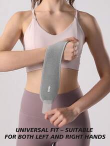 VBOSI 1 Piece Women Men Adjustable Neoprene Wrist Support Wraps With Breathable Holes - Grey - View 5