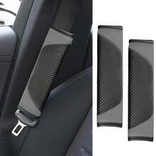 2pcs Car Seat Belt Shoulder Pads, Comfortable & Durable Shoulder Protection, Dual-Color Design, Universal Size, Easy Hook And Loop Installation, Multiple Colors Available - A - View 7