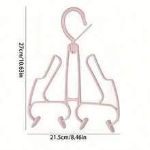 Pink Creative Shoe Drying Rack, Thickened Double Shoe Hook Balcony Shoe Rack, Hanging Shoe Hook Clothes Drying Rack - View 8