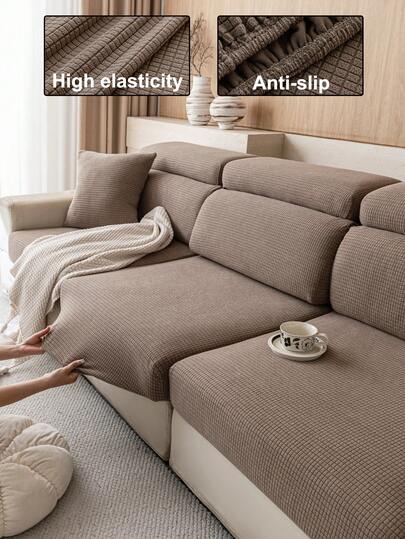 1 tấm bọc ghế sofa màu trơn, co giãn, ấm áp và thoải mái, phong cách tối giản, thân thiện với thú cưng, chống trượt, chống bẩn, co giãn, có thể giặt được, phù hợp cho phòng khách, phòng ngủ, phòng học, ghế đơn/2/3/4 chỗ ngồi có tay vịn và tựa lưng.