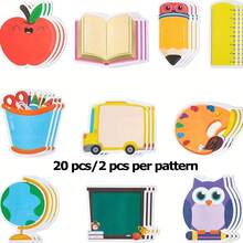 5/10/20/30 Pack Teacher Notepad, School Sticky Notes Self-Adhesive Writing Memo Pad Various Patterns School Daily Reminder Notepad For School Classroom Office Home Daily Reminders Back To School Supply - Multicolor - View 12