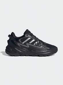 Adidas 春夏網布訓練跑步鞋，中性運動休閒跑步鞋 JR3184 - 黑銀色 - 查看 1