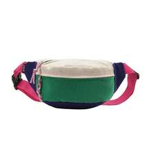 1pc Men's Colorblock Nylon Lightweight Multi-Pocket Zipper Waist Bag Belt Bag For Outdoor Sports And Daily Use - Multicolor - View 17