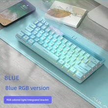 AULA 狼蛛 F3061迷你小鍵盤有線小筆電輕音辦公室打字便攜式RGB燈光 - 查看 13