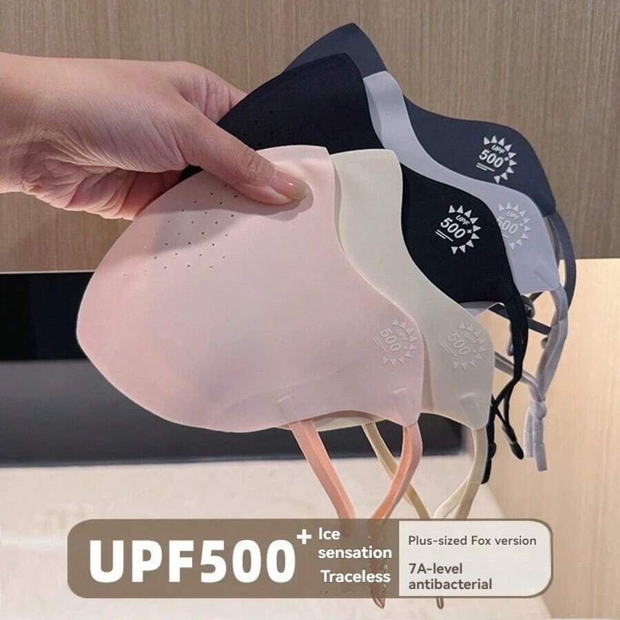 冰絲面罩 中性款 – UPF 50+ 防曬冷感面罩,透氣防紫外線面罩,附眼部防護設計,可調節彈性防塵面罩,適合戶外運動、騎單車、釣魚、開車 - 多色 - 查看 1