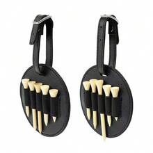 Portable Faux Leather Golf Spike Storage Bag, Golf Spike Organizer, Golf Accessories For Golfers To Use At Outdoor Golf Courses - Golf Club Peg Storage Case - View 4