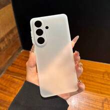 适用于三星 Galaxy A57、A37、A17、A07、A56、A36、A26、A16、A06、A05、A15、A25、A35、A55、A12、A13、S24 Plus、S25 FE、S26 Ultra 的超薄防摔磨砂手机壳 - 無色 - 查看 5