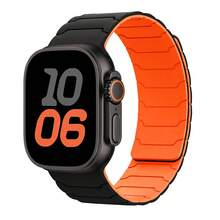 Dây đeo từ tính, tương thích với Ultra 2 49mm/46mm/44mm/45mm/42mm; Dây đeo silicon, tương thích với Series 10/9/8/7/6/5/4/SE - 42/44/45/49/S10-46mm - Xem 13