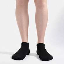 Sock Shop TORE SOCKSHOP TORE - 6 Pack Ladies Plain Sports Trainer Socks - 黑色 - 查看 2
