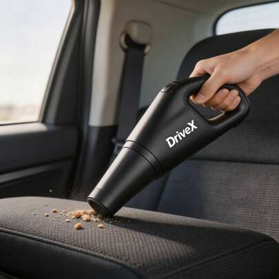 Mini Aspiradora Portátil para Auto Recargable Compacta Limpieza Interior Carro Potente y Ligera