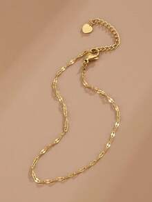 Heart Decor Anklet Valentines - Vàng - Xem 2
