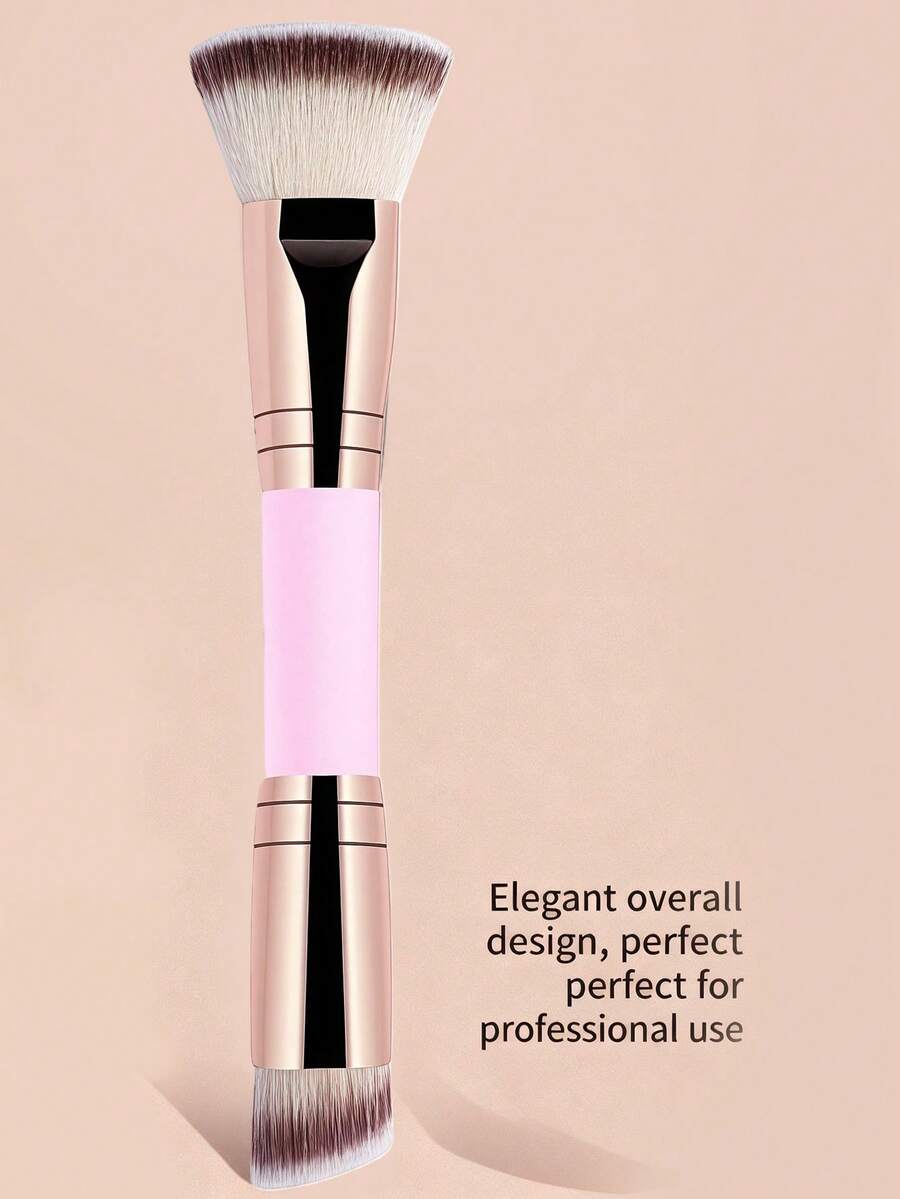 YZIMENG 双头化妆刷套装 - 粉底刷、散粉刷、化妆工具、粉底刷、遮瑕刷、腮红刷、修容刷、腮红刷、古铜粉刷、散粉刷、粉底刷、腮红刷、礼盒装 - 粉色 - 查看 1