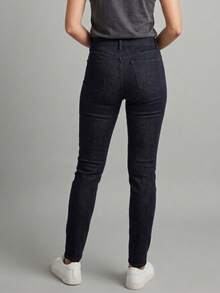 Women's Skinny Pants With High Elasticity - Graphite - View 2