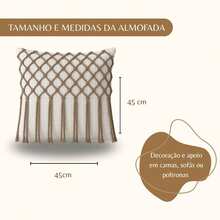 Handmade Braided Cotton Macrame Cushion Cover 45cm X 45cm - Chocopalha62 - View 10